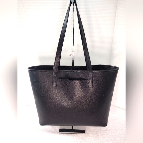 Michael Kors Black Leather Purse - Picture 2 of 12